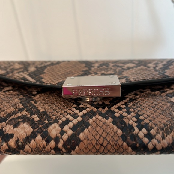 Express mini purse snake print Brown tones - Picture 4 of 7